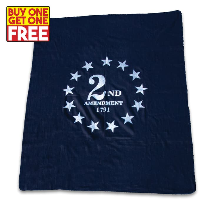 The Second Amendment Wool Blanket is on BOGO