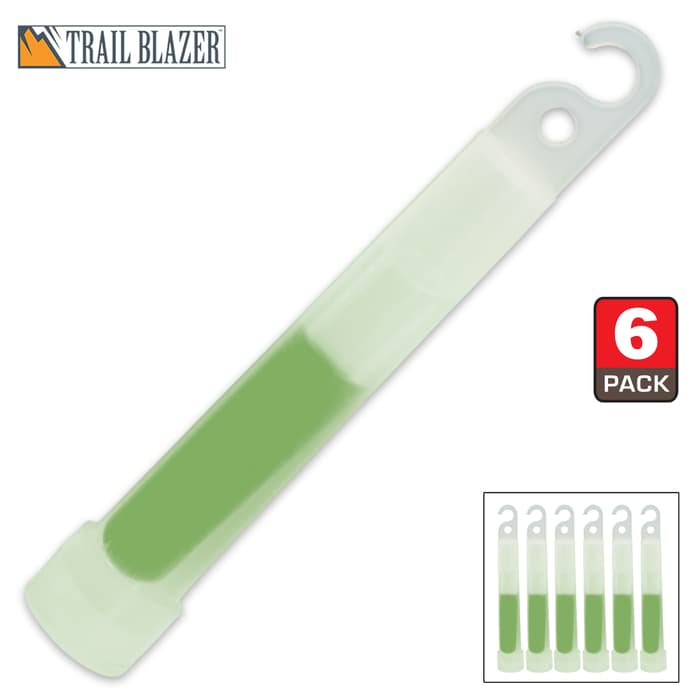 Trailblazer 4” Individually Wrapped Glow Sticks - Box Of Six