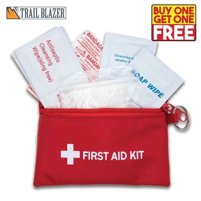 The Trailblazer Mini First Aid Kit on BOGO