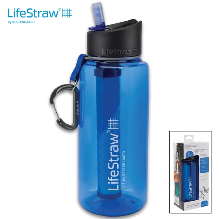 The easy-to-use, easy-to-clean bottle and cap are dishwasher safe once the filter is removed and it is BPA-free