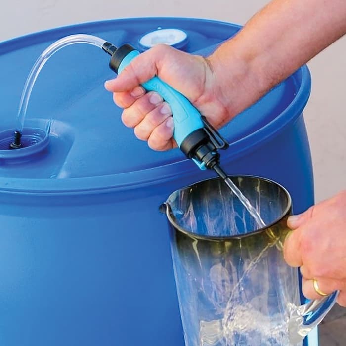 Get clean, purified drinking water out of your 55-gallon drum or any size drum, regardless of how long the water has been in there