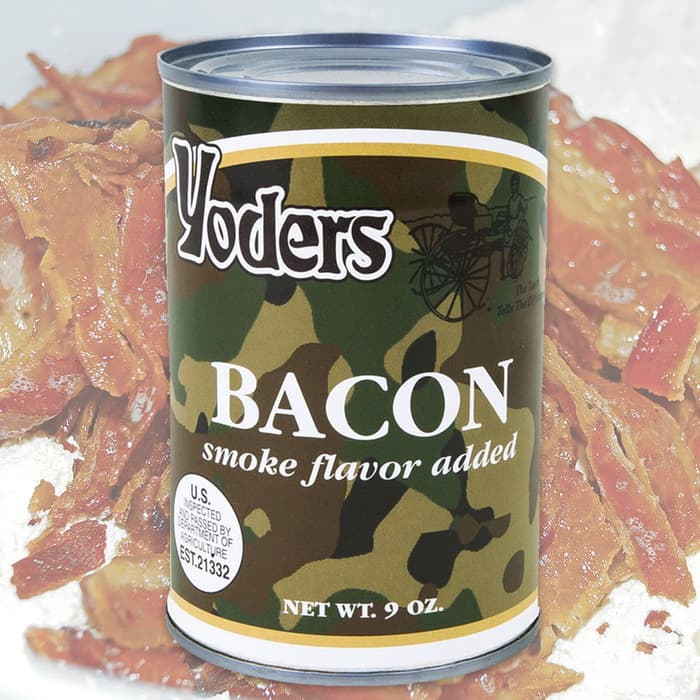 Yoders Survival Bacon in a Can