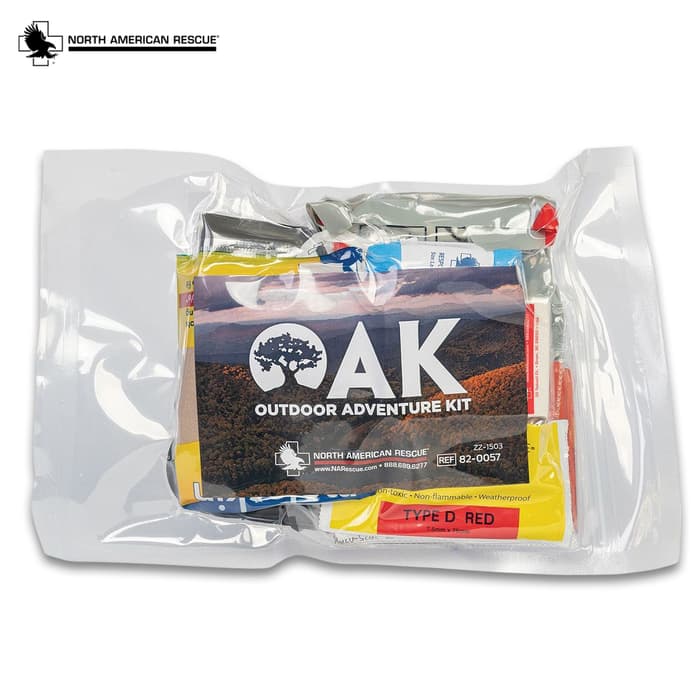 No matter where the great outdoors take you, the O.A.K. provides proven lifesaving equipment in a minimalist package