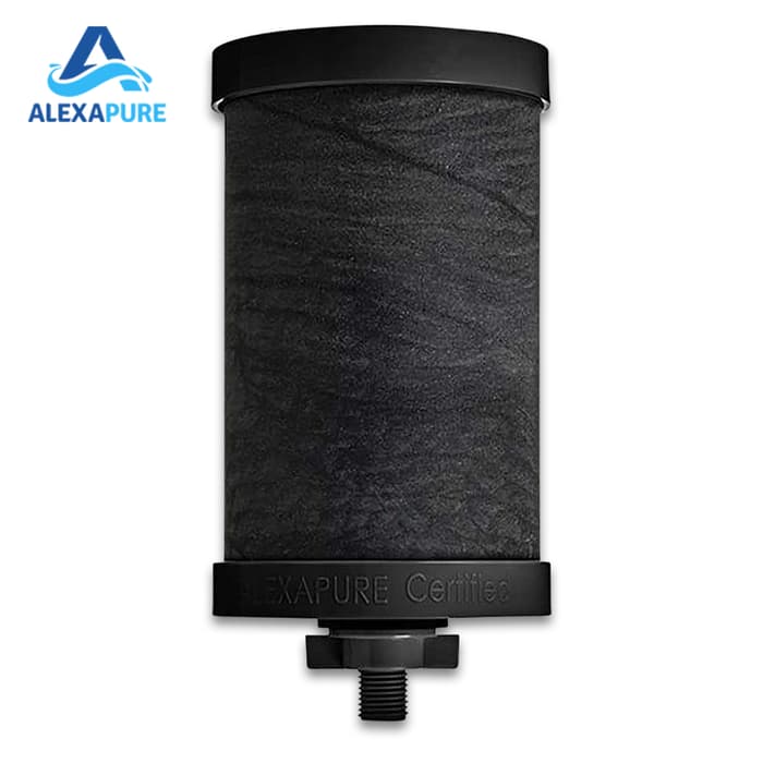 The Alexapure Pro Certified Replacement Filter is made to change the filter in the Alexapure Pro Water Filter System.