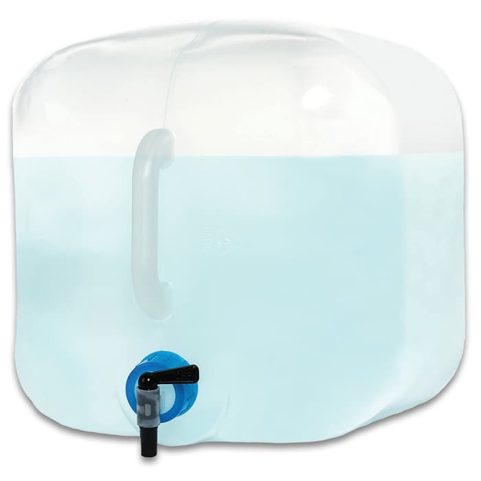 The Alexapure 5-Gallon Tote has an easy-to-use spigot and handle.