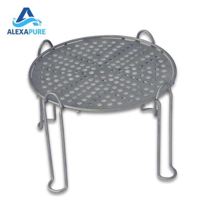 The Alexapure Pro Stainless Steel Stand is made for the Alexapure Pro Water Filter System