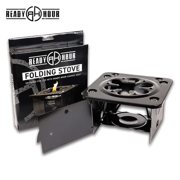 The Ready Hour Folding Camp Stove is easy to pack and carry.