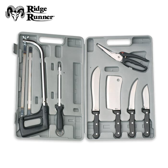 Ridge Runner Deluxe Game Cleaning Knife And Saw Kit