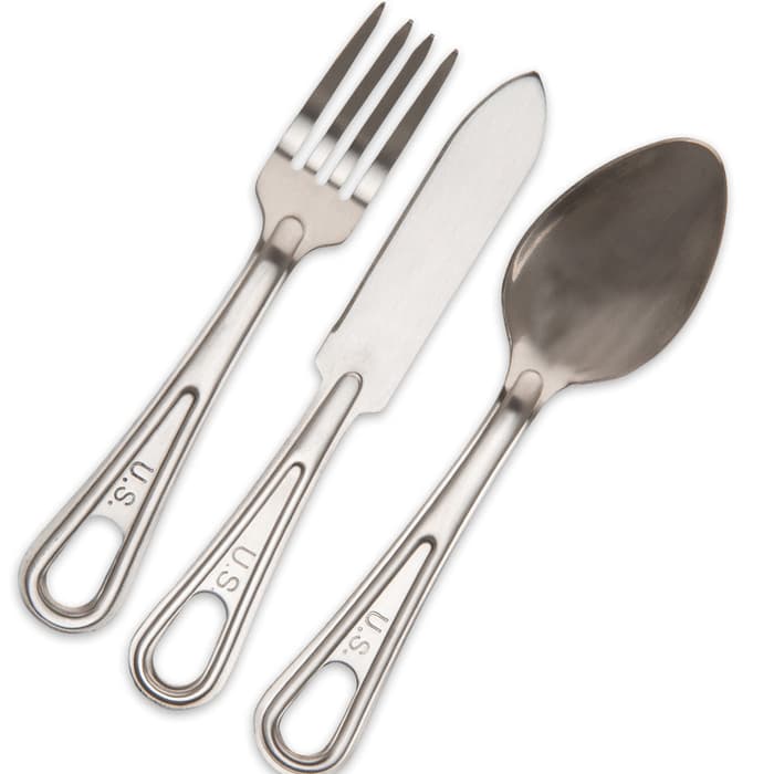 GI-Issue Utensils - Fork, Spoon and Knife