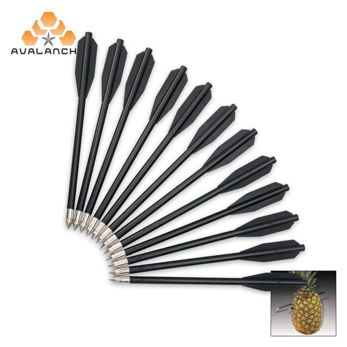 Plastic Crossbow Darts - 12 Pack