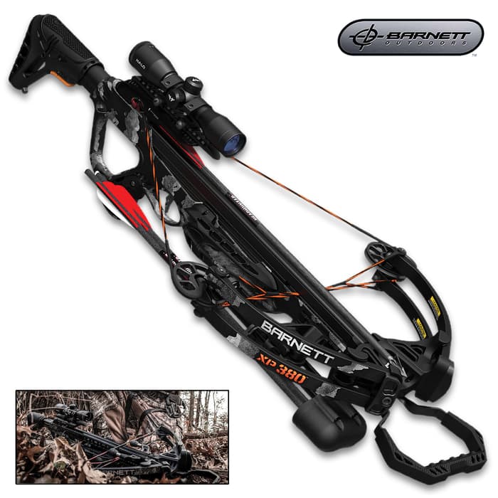 The Barnett Explorer XP380 Crossbow introduces impressive power and performance in an affordable crossbow package