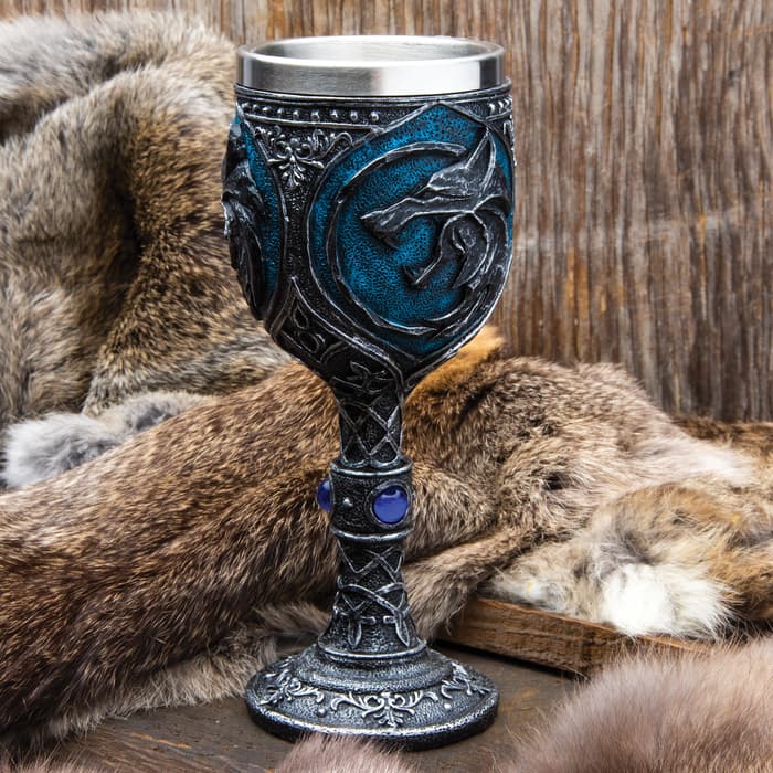 An eye-catching twist on the average wine goblet, the Dragon Fantasy Goblet is a truly stunning work-of-art that you can actually use