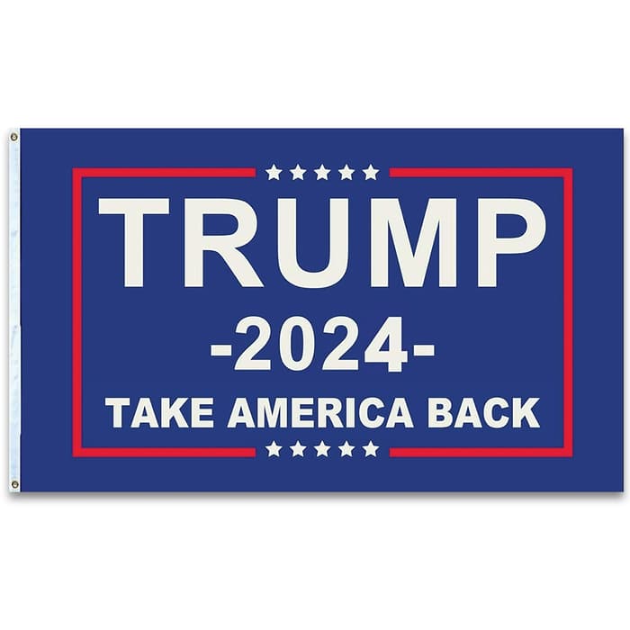 Trump 2024 Take America Back Flag 210D