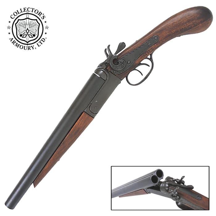 This beautiful 21 1/2” overall replica will make you feel like Doc Holliday with its accurate weight, feel, and action