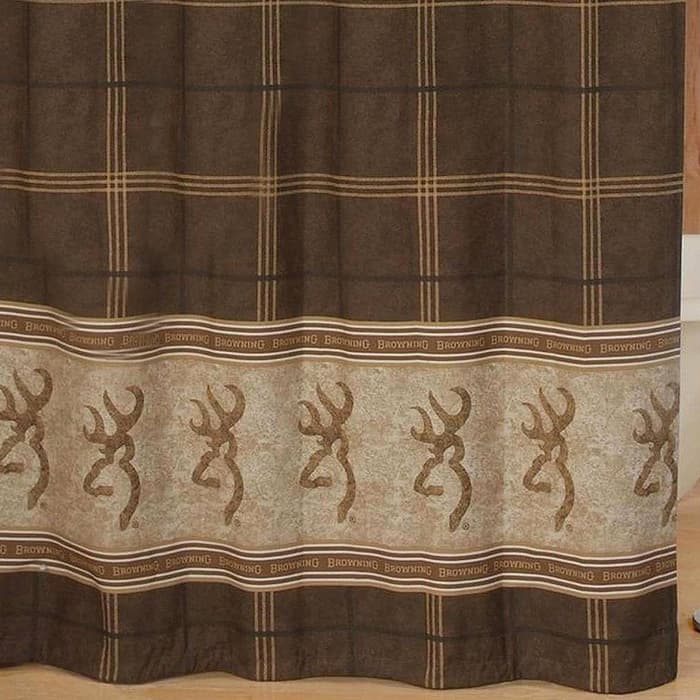 Browning Buckmark Shower Curtain
