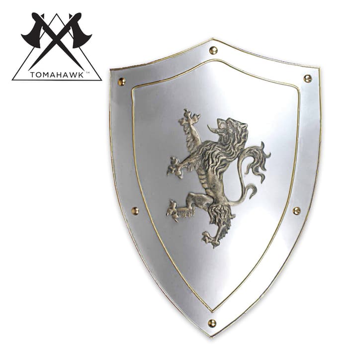 Heraldic Royal Lion Middle Ages Shield