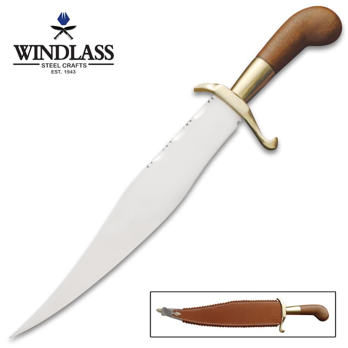 Windlass Steelcrafts took one of the most unique Mexican Bowie Knife designs you’ve ever seen and crafted a perfect replica