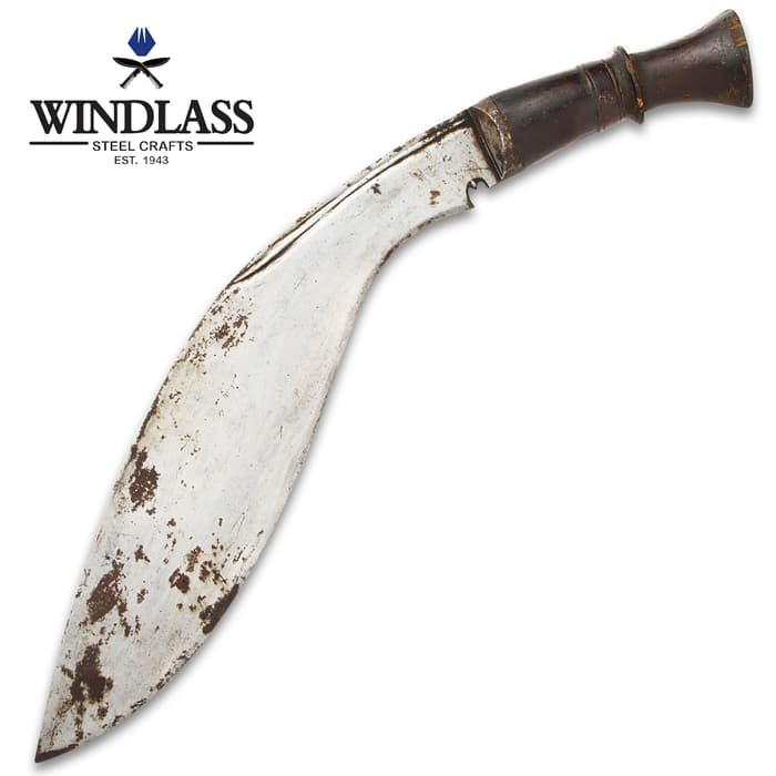 The Victorian Era Nepal Gurkha Kukri was made by hand for the British Gurkha Regiments as a standard issue sidearm for officers