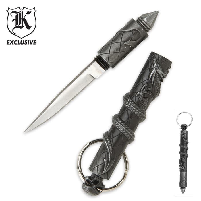 Steel Serpent Kubaton with Dagger