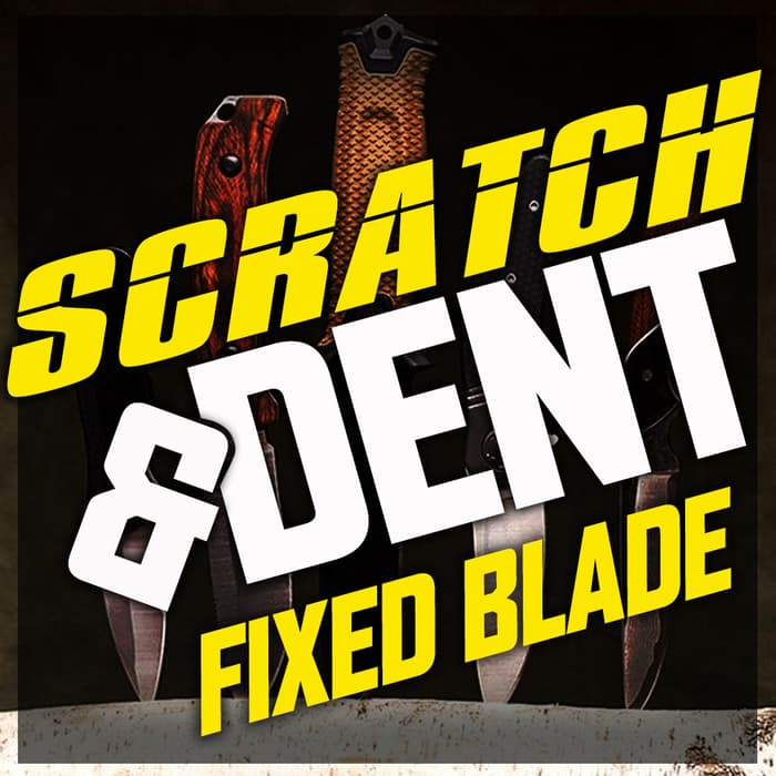 Scratch and Dent Fixed Blade Knife - Mystery Deal, Get Fixed Blade - Sold As Is