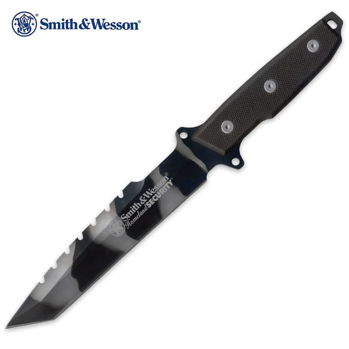 Smith & Wesson Survival Black Camo Knife