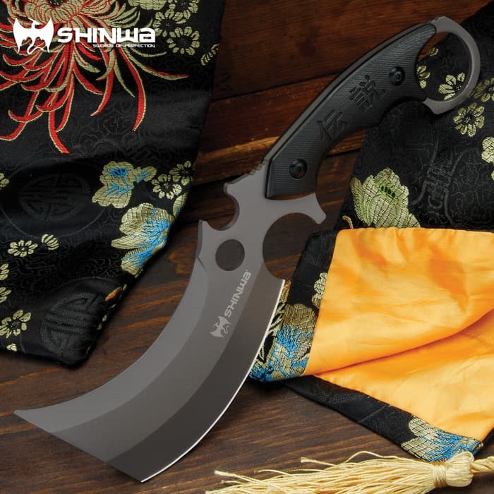 This Shinwa knife takes the common cleaver and kicks it into high gear with a blade that more than gets the job done