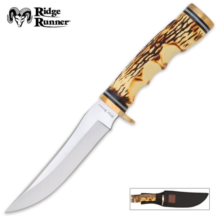 Ridge Runner Large Wichita Skinner Knife with Sheath