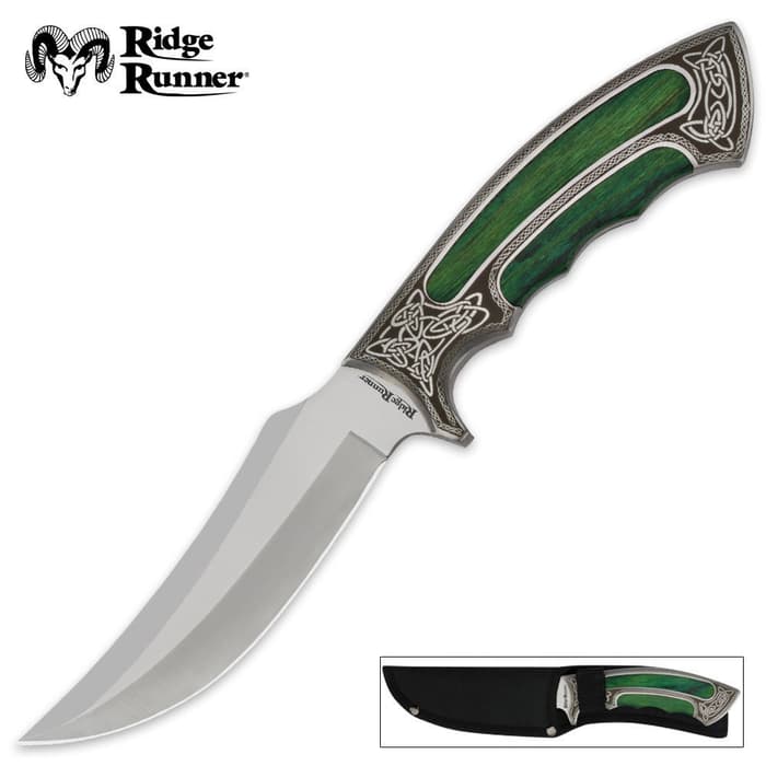Ridge Runner Celtic Elite Fixed Blade Knife With Sheath