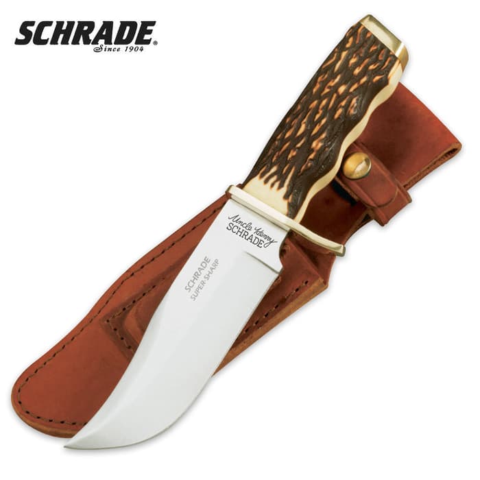 Schrade Uncle Henry Pro Hunter Knife with Sheath