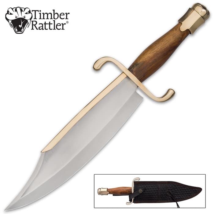 The big and bad Trailblazer Manitoba Bowie Knife was built for hard use in harsh and unforgiving environments