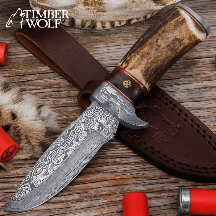 The Whitetail Ridge Skinning Knife from Timber Wolf is both a handsome showpiece and a very capable field tool