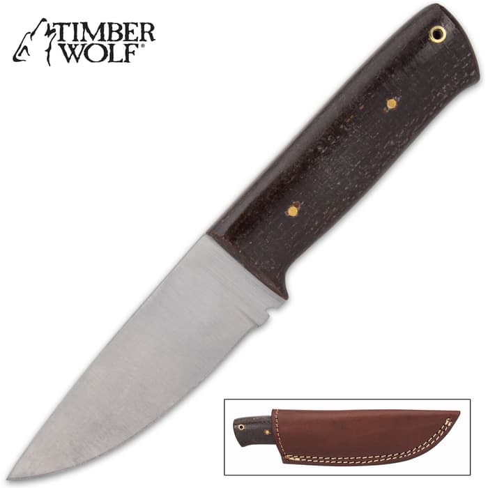 The Timber Wolf Taskmaster Knife is small but mighty, making it an excellent every day carry fixed blade knife