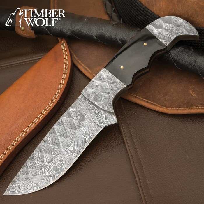 This Timber Wolf fixed blade knife is an exceptional fixed blade skillfully crafted to be both powerful and precise