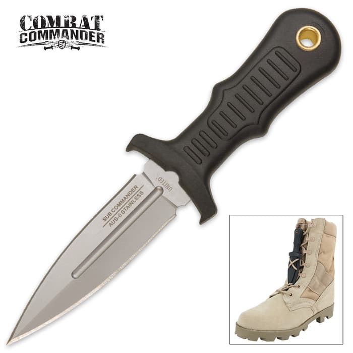 United Cutlery Sub Commander Silver Mini Boot