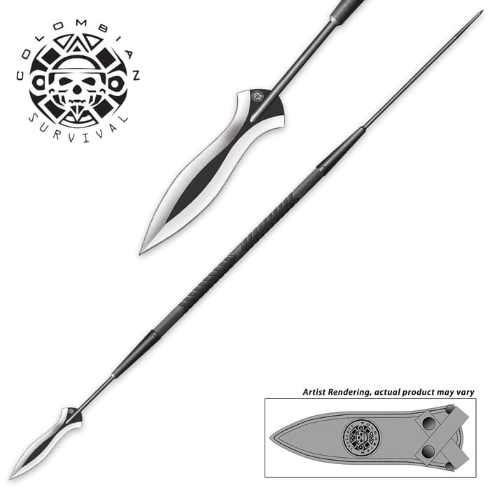 Survival Hunting Spear - SK5 Carbon Steel - 5'
