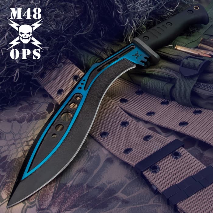 A modern, tactical take on an ancient design, the tactical kukri is a must-have for survivalists and outdoorsmen
