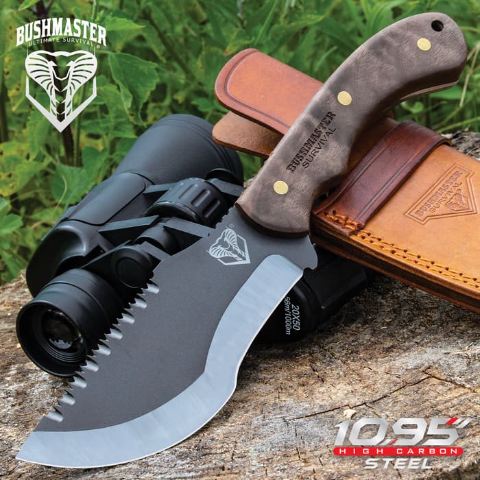 The Bushmaster Tracker Knife will be your right arm when you’re out tracking your quarry in the wild
