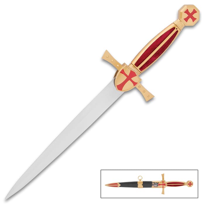 The Shield Guard Crusader Dagger is a replica weapon.