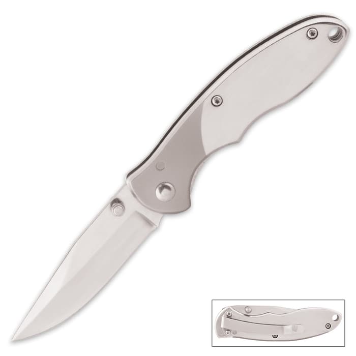 The Executive Stainless Steel Pocket Knife