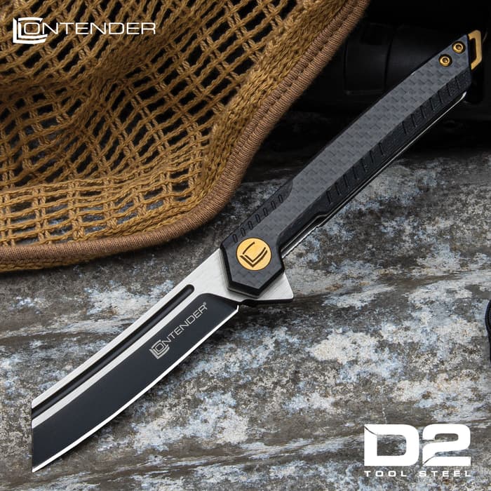 The Contender Anhedral Pocket Knife has a slimline design and innovative technology that puts it miles above all competitors