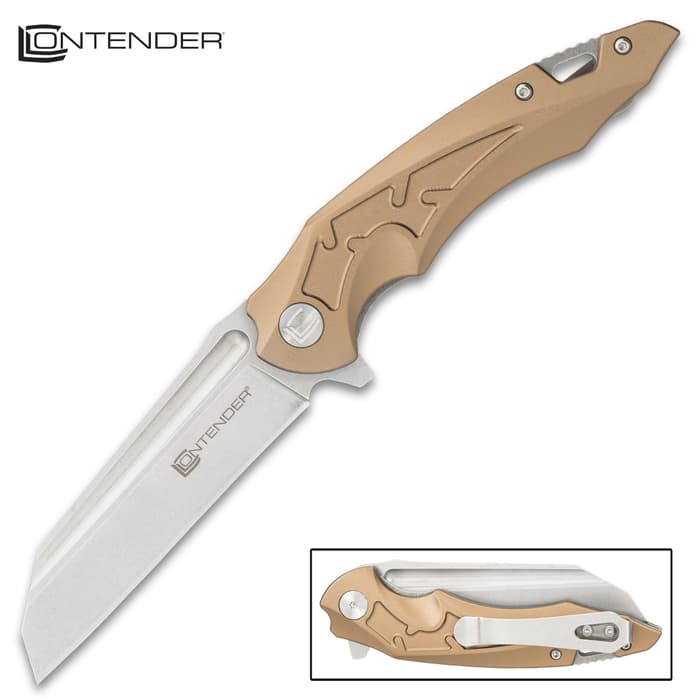 With cutting edge technology, the Contender Airfoil Pocket Knife outstrips even the most expensive pocket knives on the market