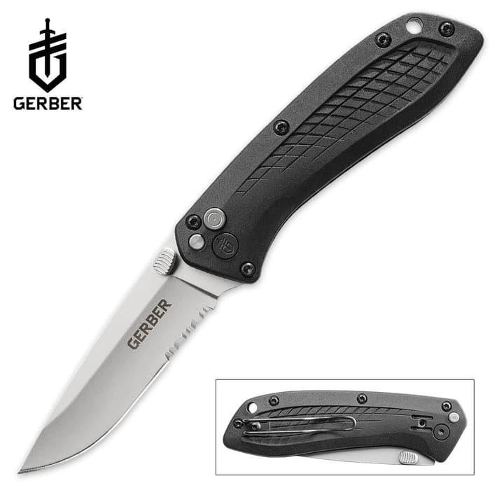 Gerber US-Assist 420HC-Serrated Edge Assisted Opening Pocket Knife