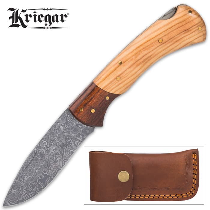 The Kriegar Stagecoach Pocket Knife makes the perfect gift for a deserving man in your life, whether it’s your father, brother or son