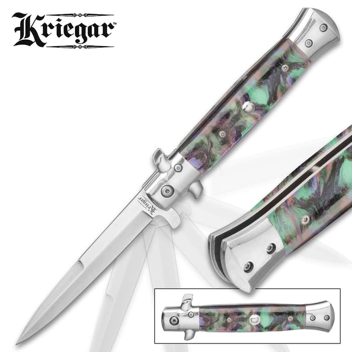 Attractive stiletto knife for everyday carry that will quickly and easily slice through any problem that arises