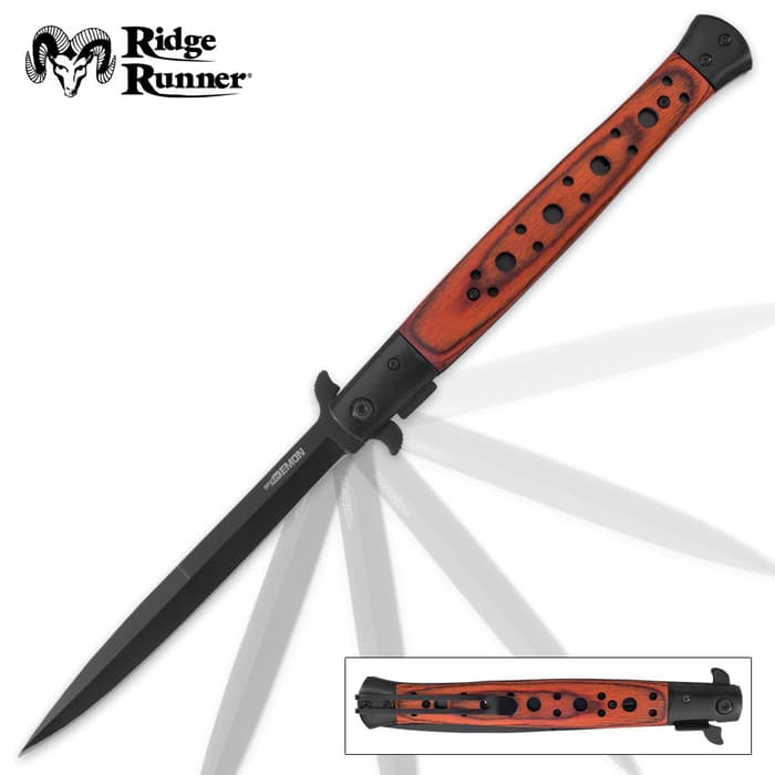 Ridge Runner Speed Demon Brown Stiletto Knife