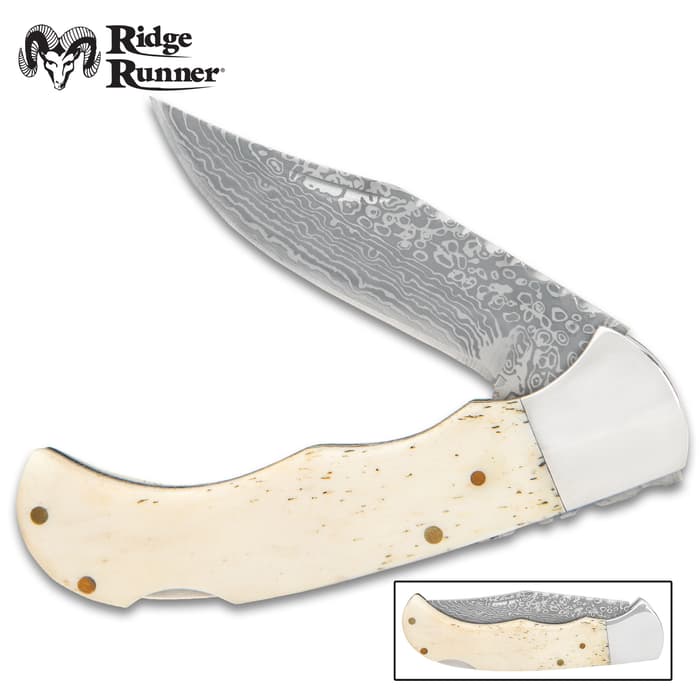 The Ridge Runner Tundra Pocket Knife is as tough as the unforgiving environment that it takes its name from and was inspired by