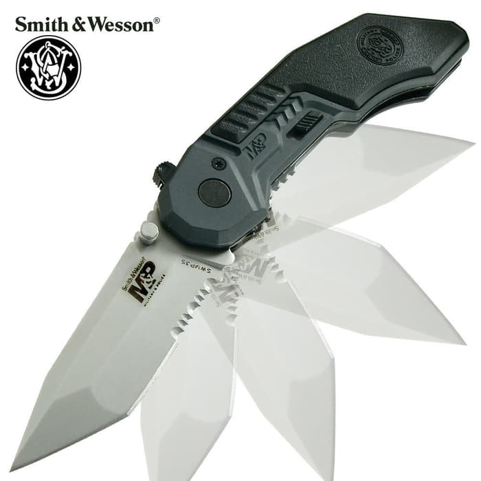 Smith & Wesson MP Series Three Serrated Folding Knife