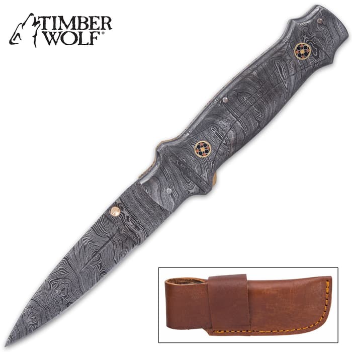 The Timber Wolf Castle Guard Pocket Knife is attractive and eye-catching, yet it is also a heavy-duty workhorse EDC