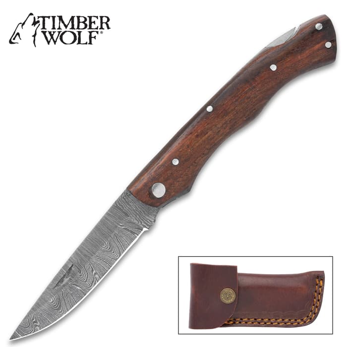 The Timber Wolf Renegade Pocket Knife is 7 1/2" overall