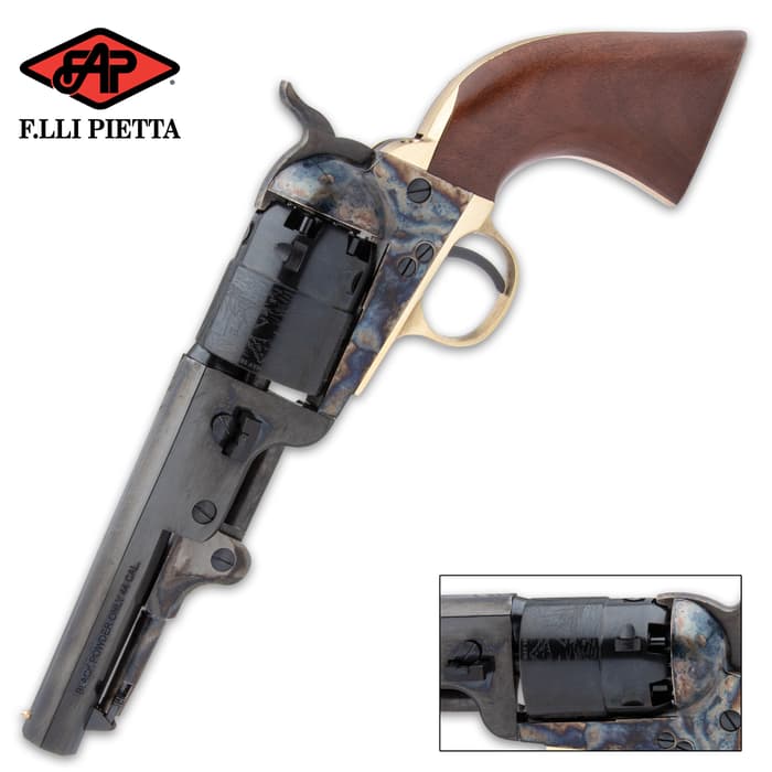 1851 Sheriff .44 Caliber Pietta Black Powder Revolver